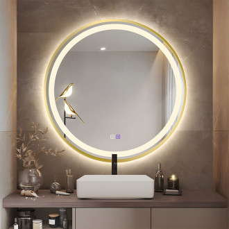 REA Zrcadlo LED 90cm HOM-02504