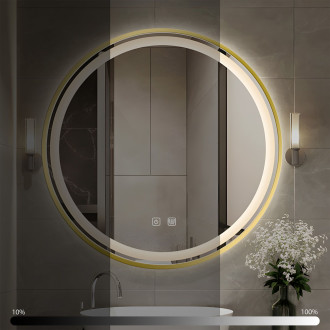 REA Zrcadlo LED 90cm HOM-02504