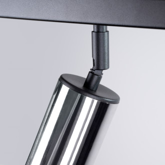 Stropní svítidlo WINX 6L černé/chromové