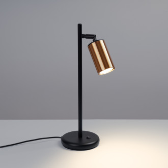 Stolní lampa WINX černá/cooper
