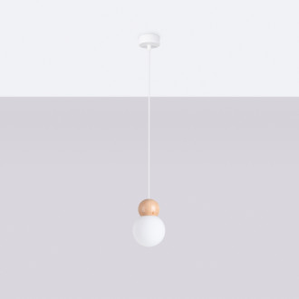 Hanglámpa PEKKA 1 vtip/natuurlijk hout
