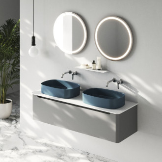 KERALA deska Rockstone 142x1,2x48,5cm, bílá mat KR140-0101