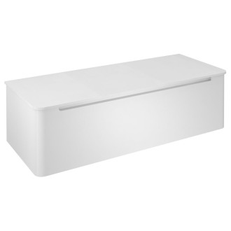 KERALA umyvadlová skříňka 120x35x47,5cm, 1x zásuvka, bílá lesk