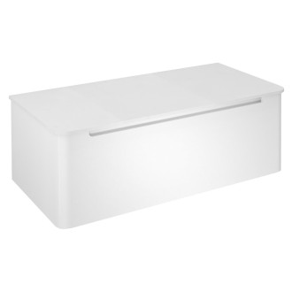 KERALA umyvadlová skříňka 100x35x47,5cm, 1x zásuvka, bílá lesk