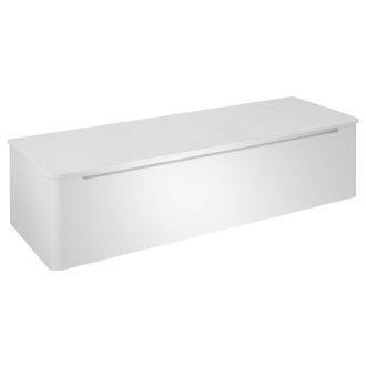 KERALA umyvadlová skříňka 140x35x47,5cm, 1x zásuvka, bílá lesk