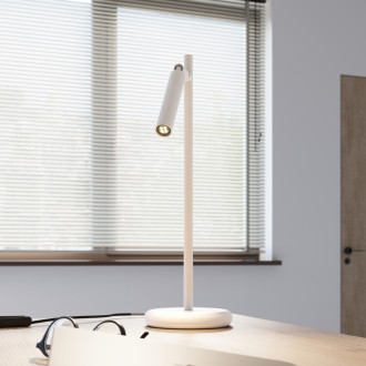 Stolní lampa PASTELO bílá