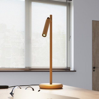 Stolní lampa PASTELO zlatá