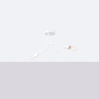 Lustr LOOP 2 bílý