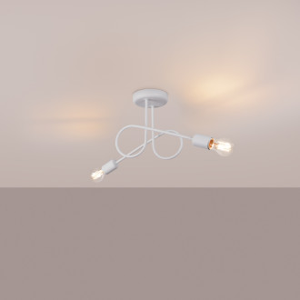 Lustr LOOP 2 bílý