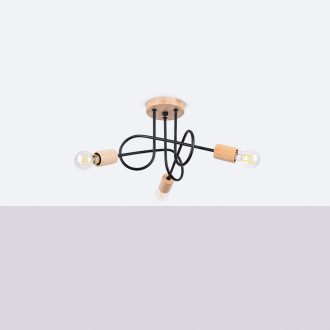 Lustr EMBER 3 schwarz