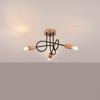 Lustr EMBER 3 schwarz