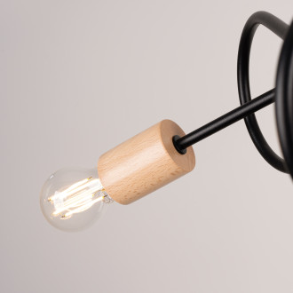Lustr EMBER 3 schwarz