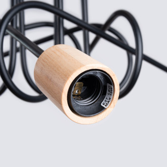 Lustr EMBER 5 schwarz
