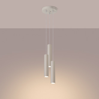 Závěsná lampa LAGOS 3P béžová
