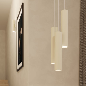 Závěsná lampa LAGOS 3P béžová