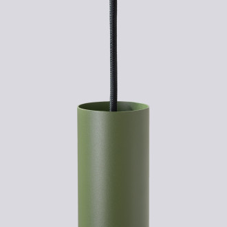 Závěsná lampa LAGOS 1 olivově zelená