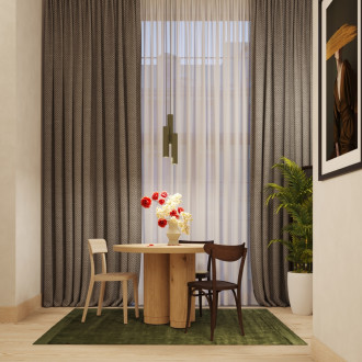 Závěsná lampa LAGOS 3P olivově zelená