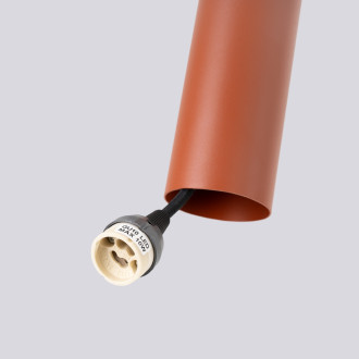 Závěsná lampa LAGOS 2 červená okrová