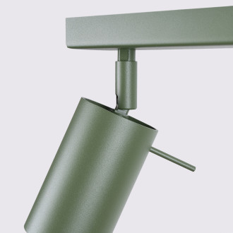 Stropní svítidlo RING 6L olivově zelené