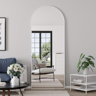 Rea Bílé Nástěnné/Stojací Zrcadlo 150 cm 109 HOM-02702