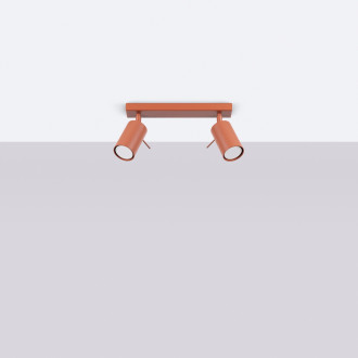 Stropní svítidlo RING 2 červená ochra