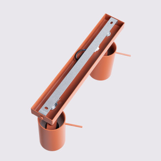 Stropní svítidlo RING 2 červená ochra