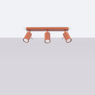 Stropní svítidlo RING 3L červená ochra