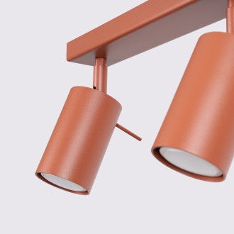 Stropní svítidlo RING 3L červená ochra