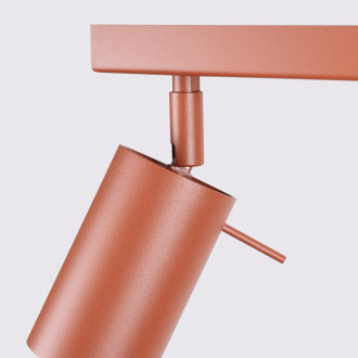 Stropní svítidlo RING 3L červená ochra