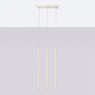 Závěsná lampa PASTELO 3 béžová