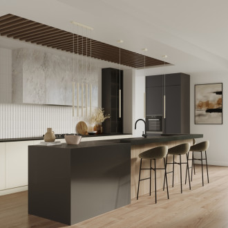 Závěsná lampa PASTELO 3P béžová