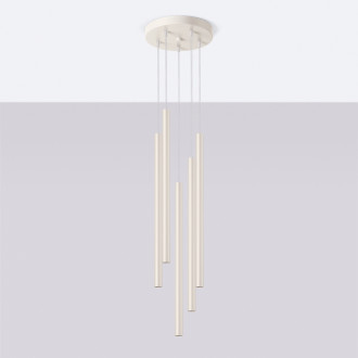 Závěsná lampa PASTELO 5P béžová