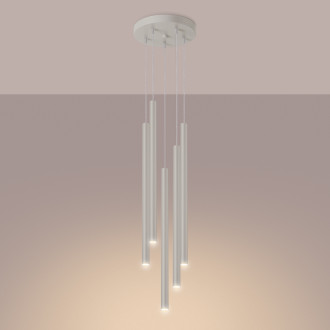 Závěsná lampa PASTELO 5P béžová