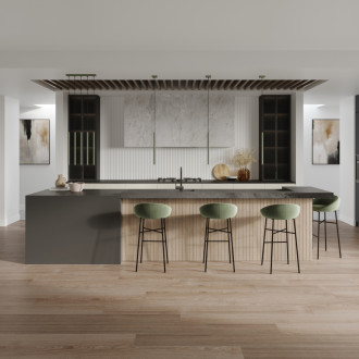 Závěsné svítidlo PASTELO 5P olivově zelené