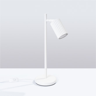 Stolní lampa KARBON bílá