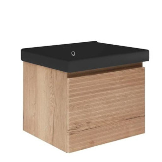 Koupelnová skříňka s umyvadlem Naturel Savona 58x43x45 cm dub mat SAVONA60DHU1B