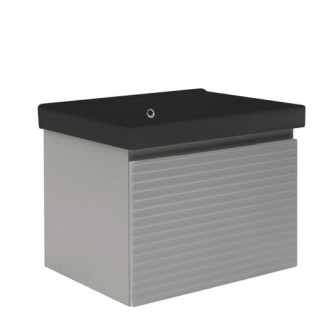 Koupelnová skříňka s umyvadlem Naturel Savona 58x43x45 cm šedá mat SAVONA60GMU1B