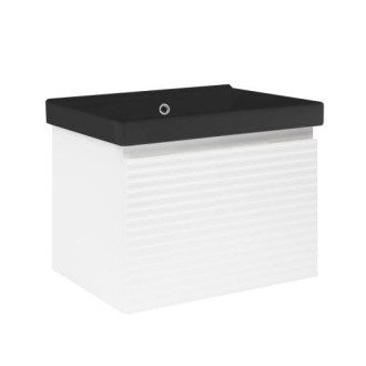 Koupelnová skříňka s umyvadlem Naturel Savona 58x43x45 cm bílá lesk SAVONA60BIU1B