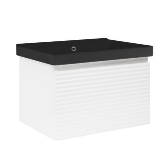 Koupelnová skříňka s umyvadlem Naturel Savona 78x43x45 cm bílá lesk SAVONA80BIU1B