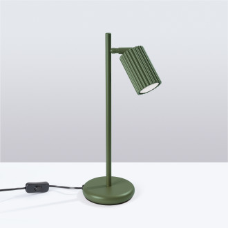 Stolní lampa KARBON olivově zelená