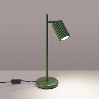 Stolní lampa KARBON olivově zelená