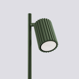 Stolní lampa KARBON olivově zelená