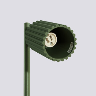 Stolní lampa KARBON olivově zelená