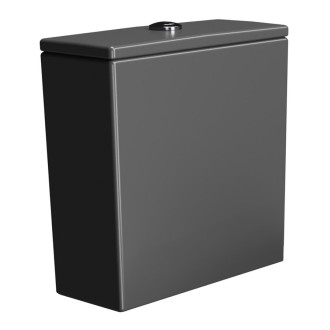 KUBE X nádržka k WC kombi, černá mat