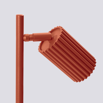 Stolní lampa KARBON červená okrová