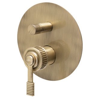 VERSI podomítková sprchová baterie, 2 výstupy, bronz RV042/18