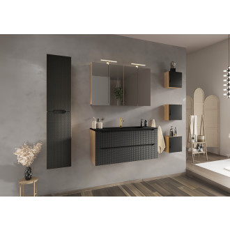 Comad SKY 1 BLACk MATT 120D DP Nábytkové umyvadlo 120, DB