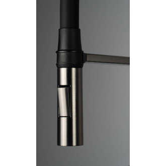 Deante Magnetic dřezová baterie s flexibilním výtokem, 2-funkční sprcha, titan BRM_D72M