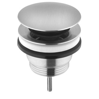 MINIMAL umyvadlová výpust 5/4“, univerzální, velká krytka, nerez mat MI059 60224