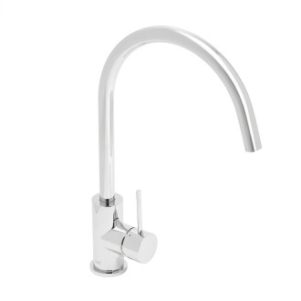 Dřezová baterie SAT Aurum s otočným ramínkem chrom SATBAUR280CR